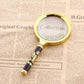 Dragon Pattern Handle Magnifying Glass with 10X Magnification