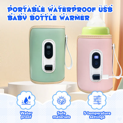 Portable Waterproof USB Baby Bottle Warmer