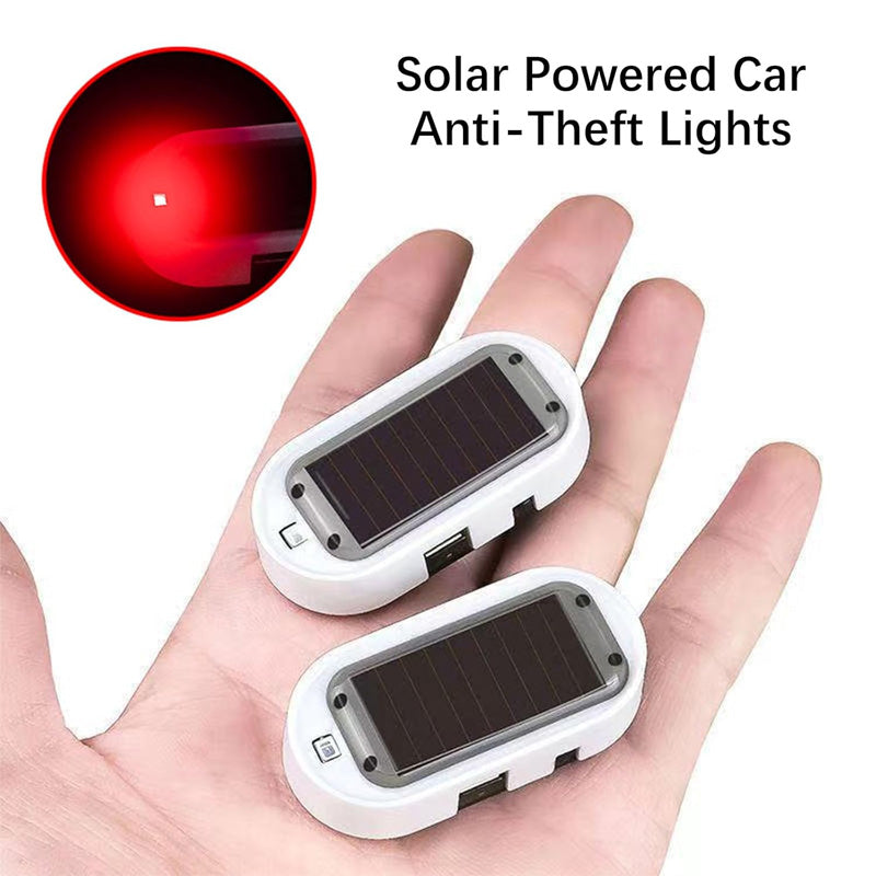Compact Solar Anti-Theft LED Flashing Lamp