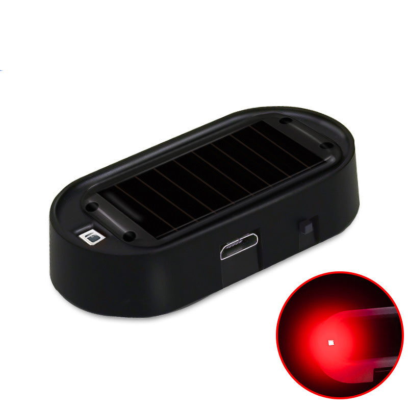 Compact Solar Anti-Theft LED Flashing Lamp