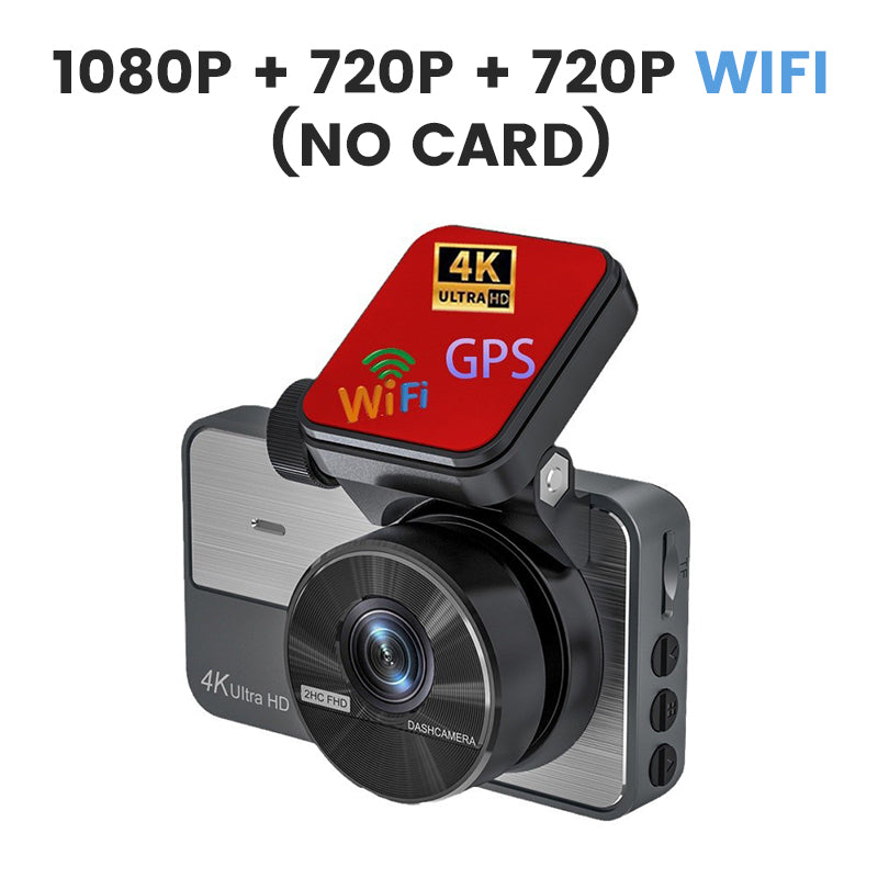 4K Ultra HD Car Dashcam with Night Vision
