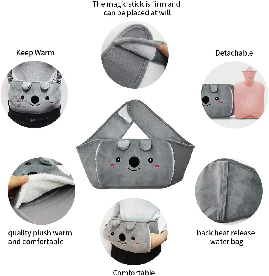 🎅Christmas Sale 49% OFF🔥Plush Refillable Hot Water Bottle Belt🎁