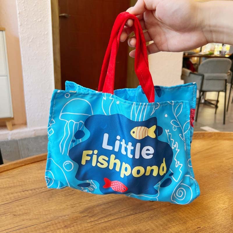 Toddler Cloth Fishing Toy Set with Stacking Cups