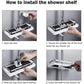 Bathroom Pole Shower Storage Rack Holder🔥