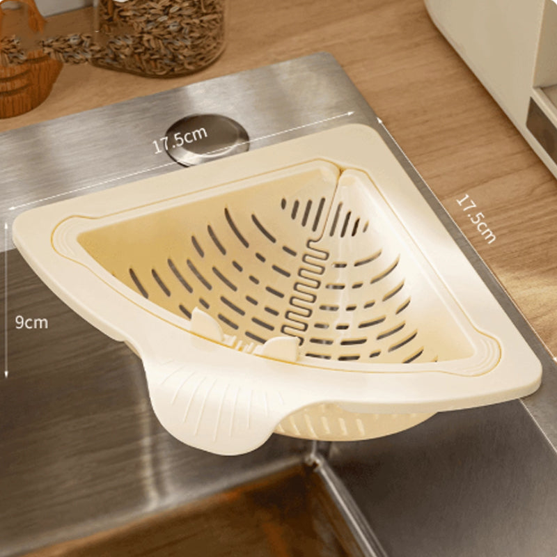 Magnetic Suction Space-Saving Corner Sink Strainer