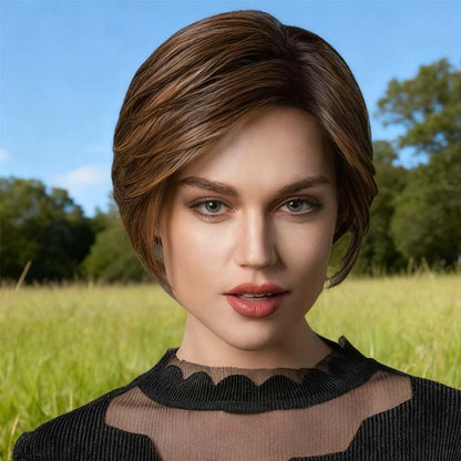 Short Brown Wig for Women