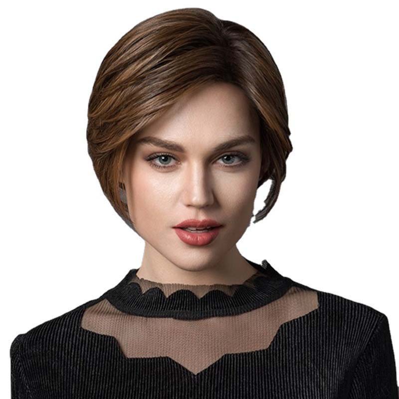 Short Brown Wig for Women