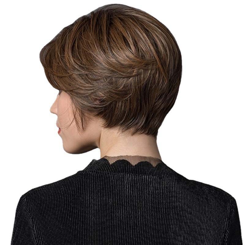 Short Brown Wig for Women