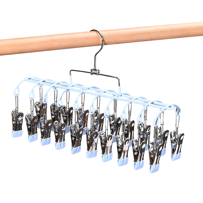 Stainless Steel Laundry Drying Rack with 20 Clips