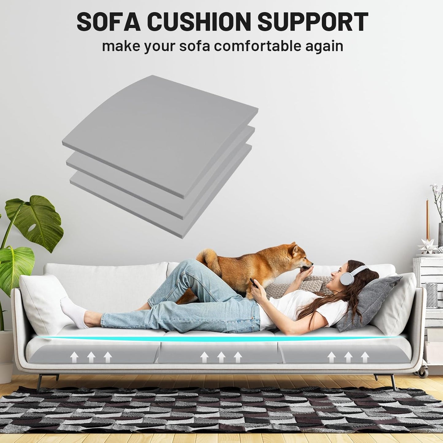 🔥Last Day Special Price £11.99!!🛋️Couch Cushion Support For Sagging Seat