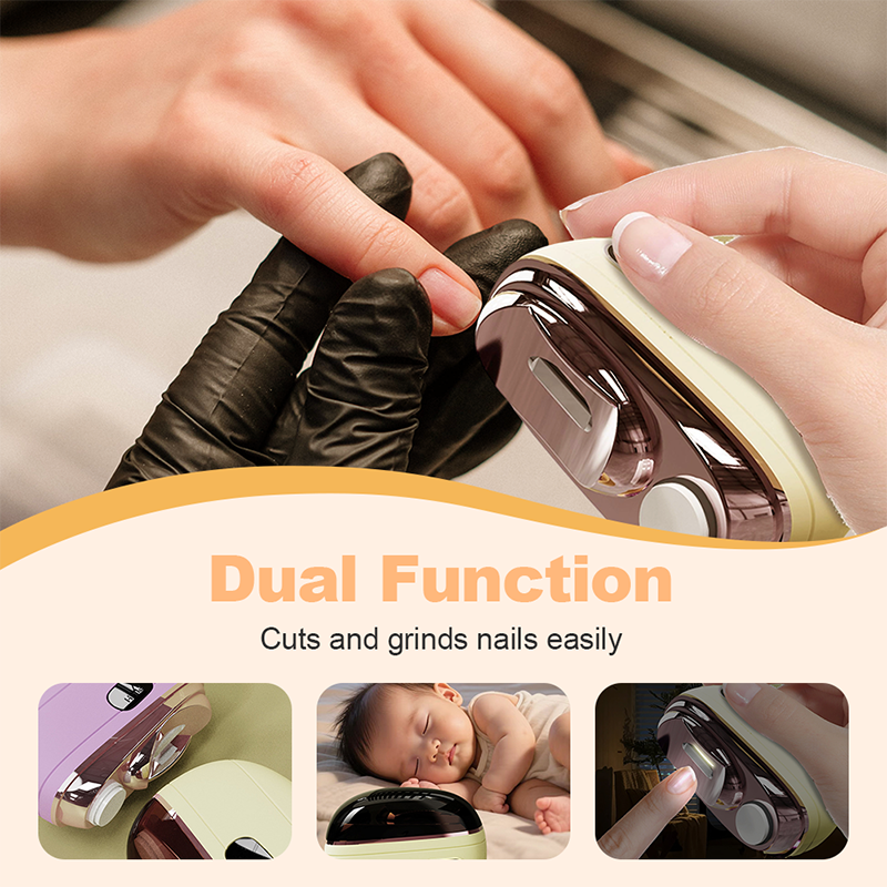 🔥LIMITED TIME PRICE: ONLY ￡11.99!!!🔥TrimPro™ 2-in-1 Smart Electric Nail Trimmer & Polisher for All Ages 👨‍👩‍👧‍👦 💅