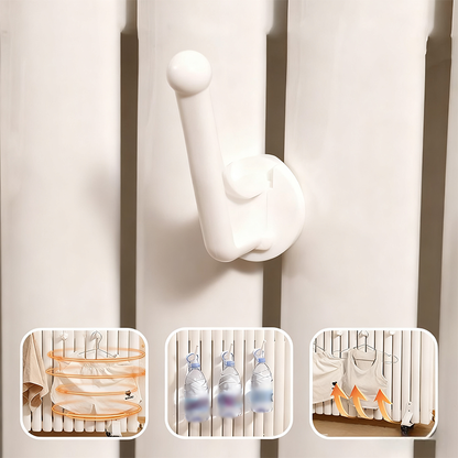 Drill-Free Radiator Hook for Column Heaters