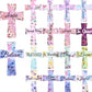 Flower Magnetic Cross Bookmark