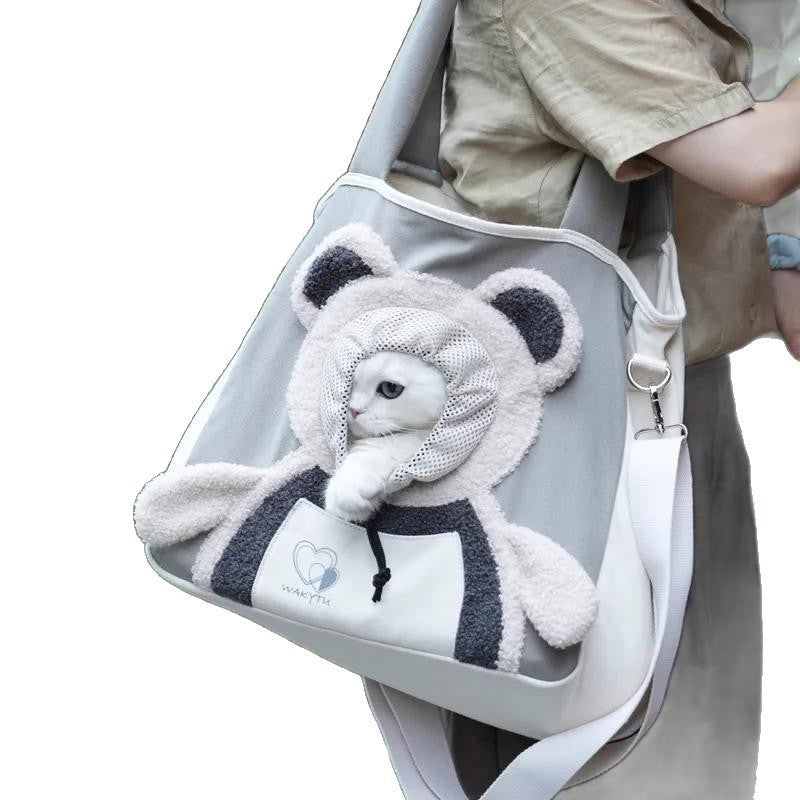 🔥 Free Shipping LAST DAY PROMOTION - 50%OFF 🔥 Cute Bear Pet Carrier Bag With Head-Out Design