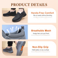 ✨ Men's Orthopedic Breathable Slip-On Sneakers - Arch Support with Memory Foam Insoles for All-Day Comfort 🏃‍♂️💨