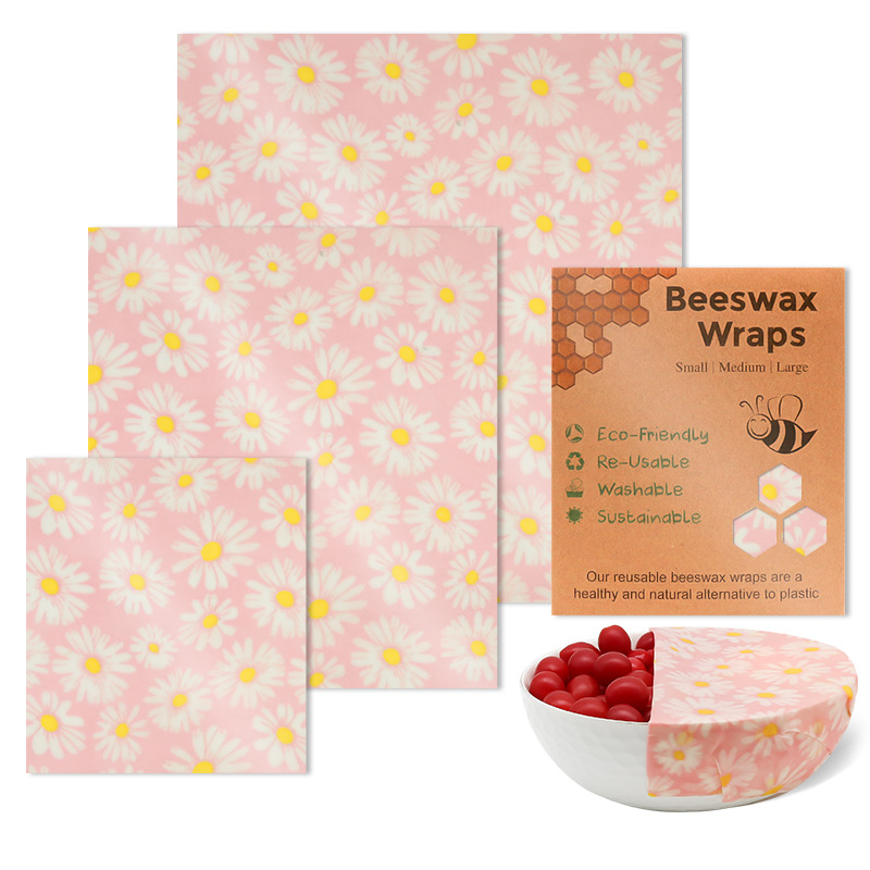 Reusable Beeswax Food Wraps 3 PCS Set