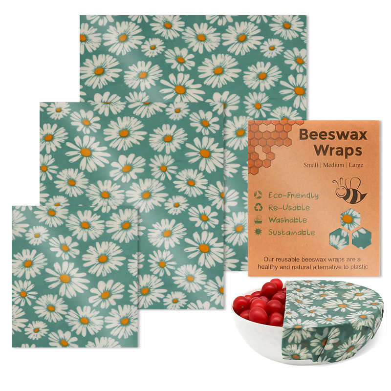 Reusable Beeswax Food Wraps 3 PCS Set