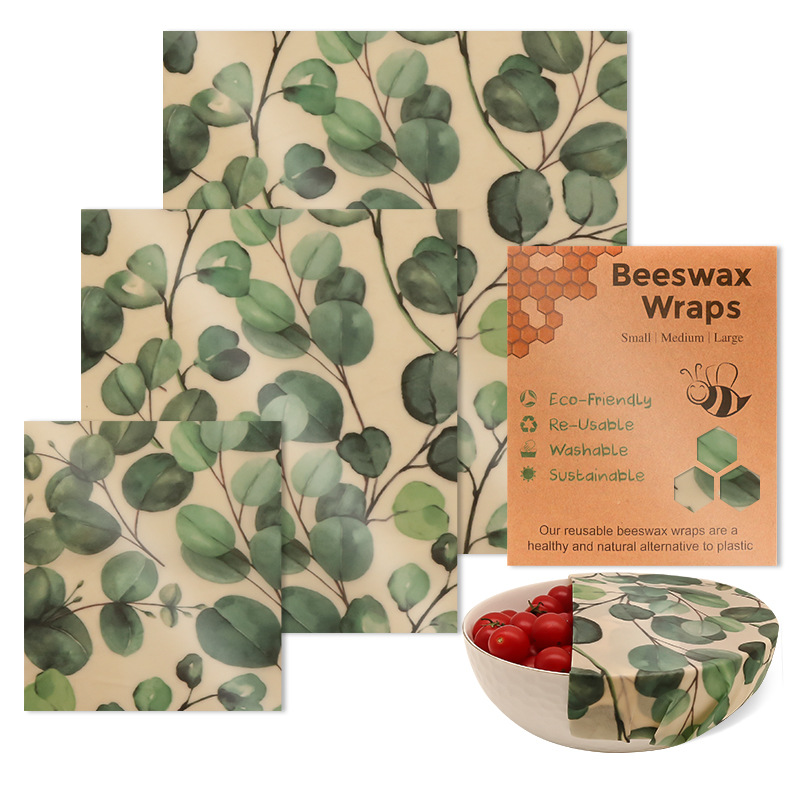 Reusable Beeswax Food Wraps 3 PCS Set