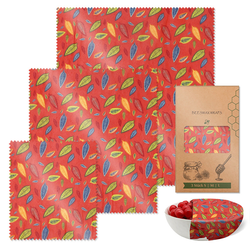 Reusable Beeswax Food Wraps 3 PCS Set