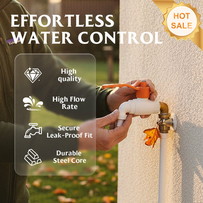 1/2-Inch PPR Steel-Core Ball Valve Water Faucet