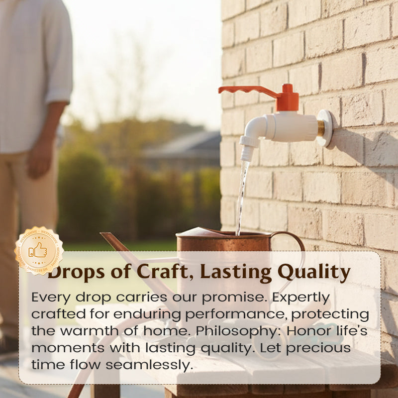 1/2-Inch PPR Steel-Core Ball Valve Water Faucet