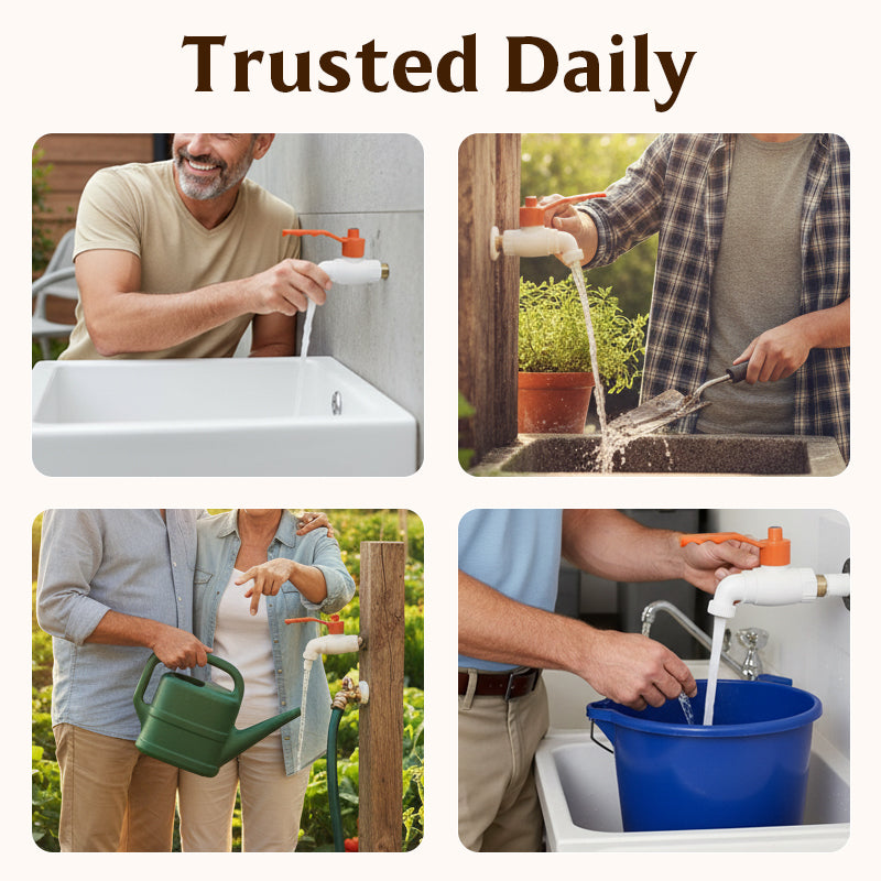 1/2-Inch PPR Steel-Core Ball Valve Water Faucet