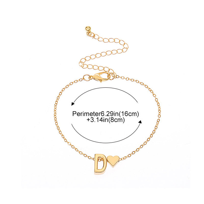 💖 CHRISTMAS SALE 60% OFF! ✨ Tiny Initial Necklaces Golden Heart Letter A-Z - 18K Gold Plated Stainless Steel with 2-4 Week Delivery 📦🌟