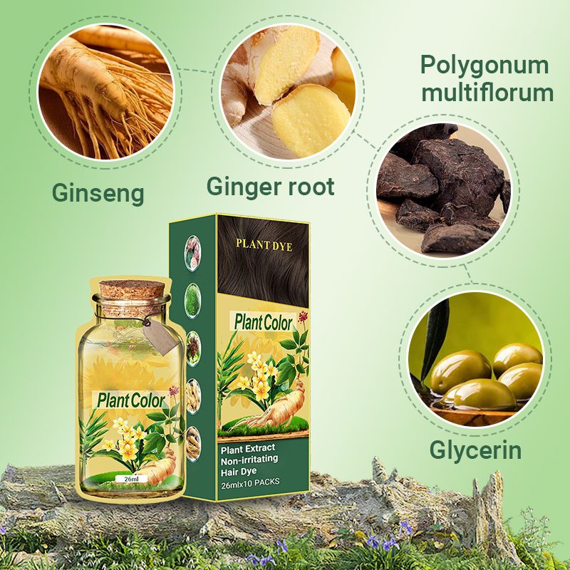 🎁Last Day Buy 3 Get 1 Free⏳Plant Extract Non-irritating Hair Dye