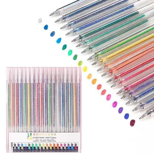 🎄Early Christmas 🎉BUY 3 GET 20% OFF🎉🎁 Glitter Gel Pen Set