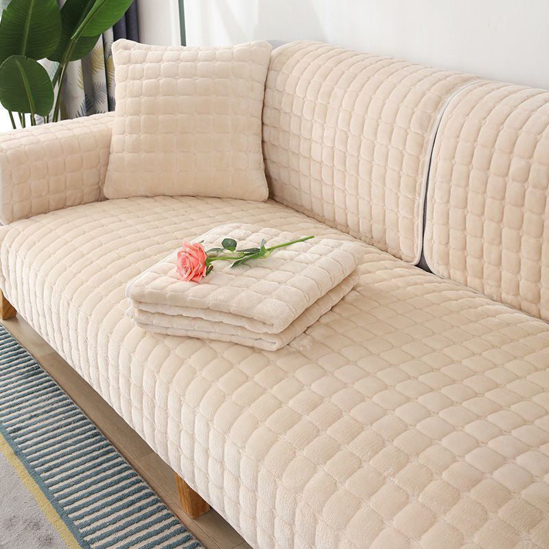 Winter Non-Slip Thick Plush Sofa Cover🛋️