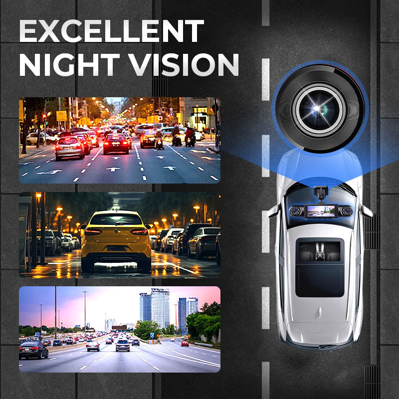 24-Hour Parking Guard Night Vision Dash Cam