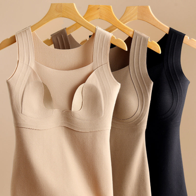 Women's Thermal Tank Tops with Built-in Bra