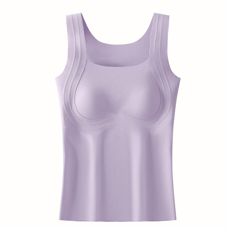 Women's Thermal Tank Tops with Built-in Bra