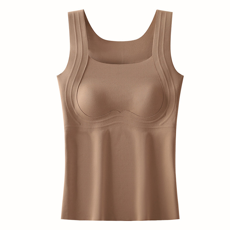 Women's Thermal Tank Tops with Built-in Bra