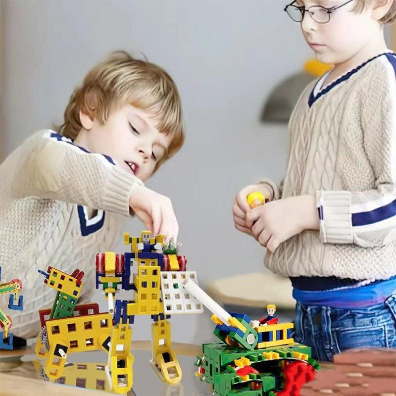 Educational Interlocking Building Block Set for Kids