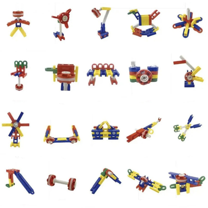 Educational Interlocking Building Block Set for Kids