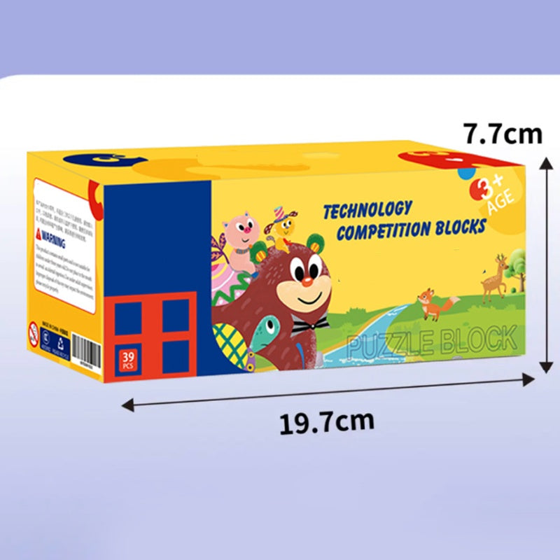 Educational Interlocking Building Block Set for Kids