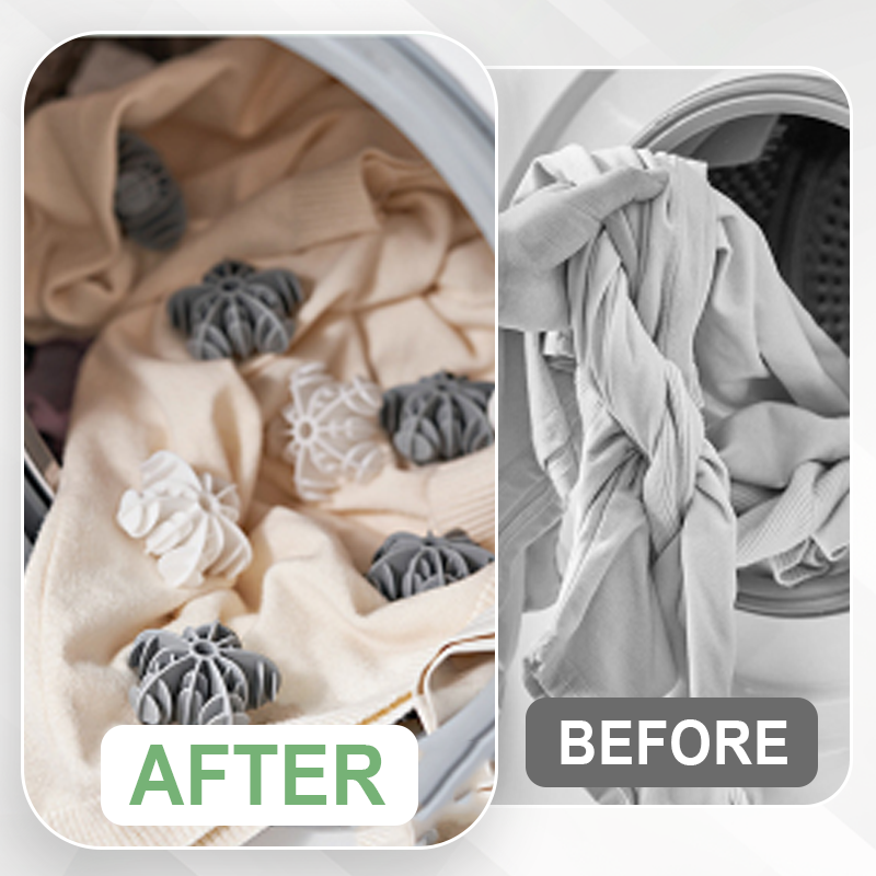 Tangle-Free Reusable Laundry Scrubbing Ball