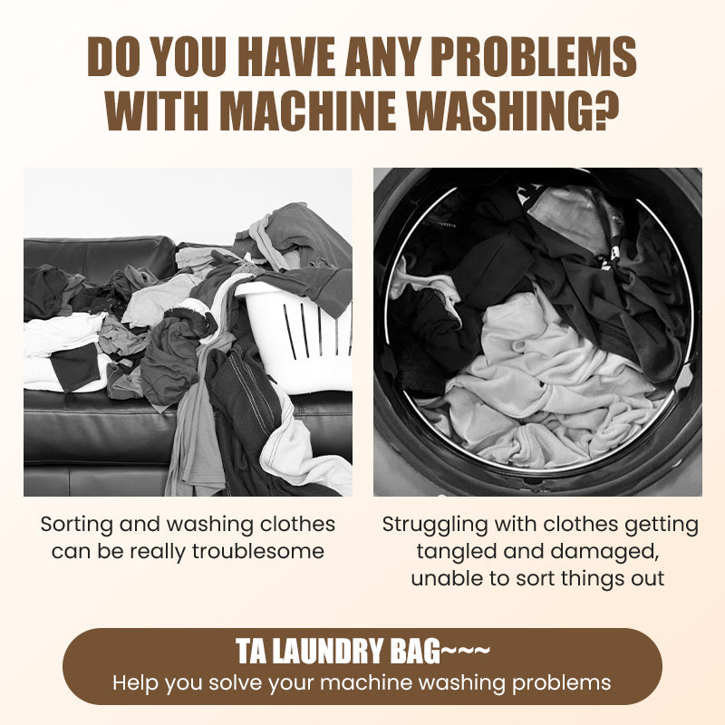 Portable Mesh Laundry Bags with Handle