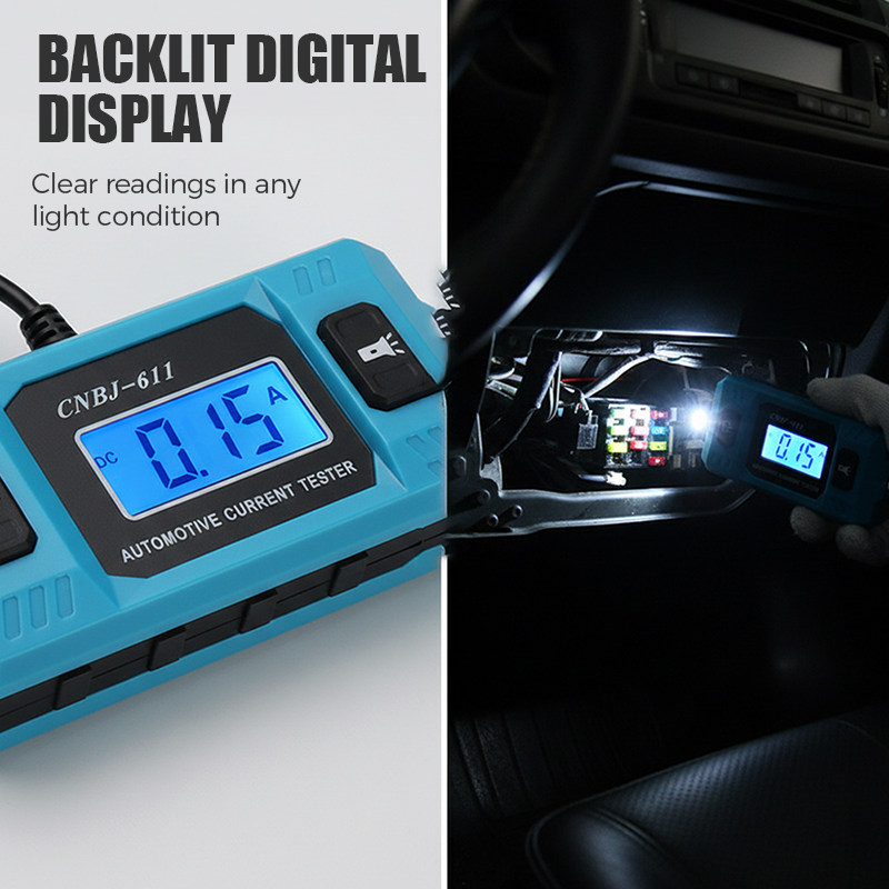 ⚡🏆Portable Automotive Current Tester for Car🧰