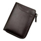 Men's Zipper Bifold Wallet with 9 Card Slots
