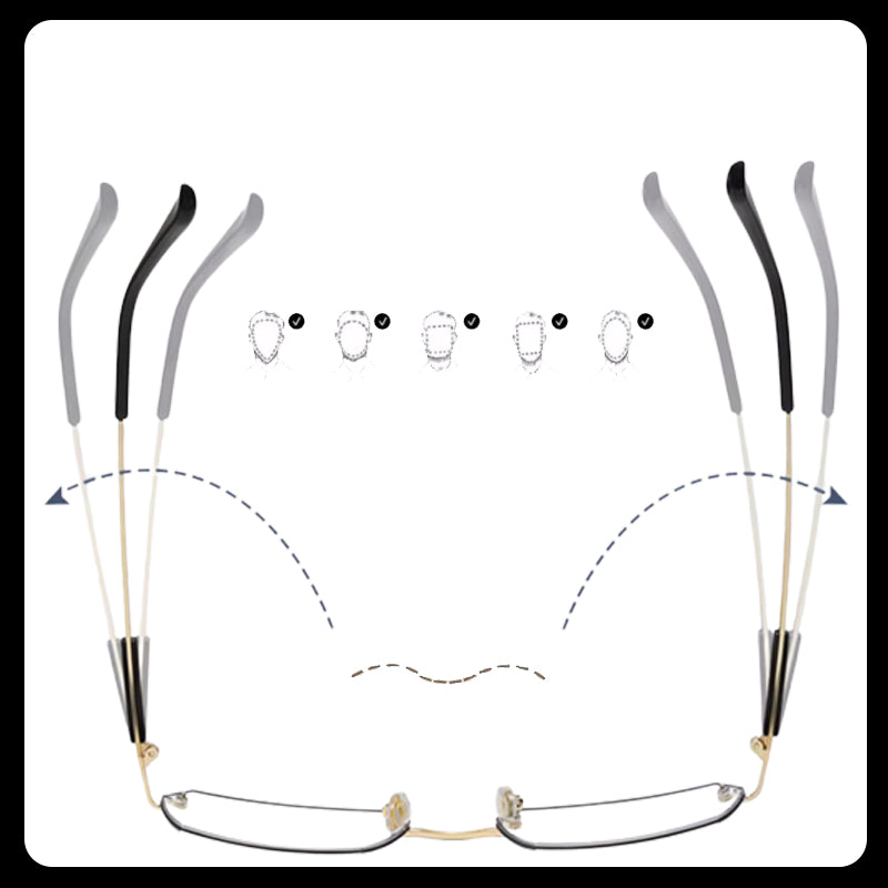 Ultra-lightweight Geometric Shape Reading Glasses