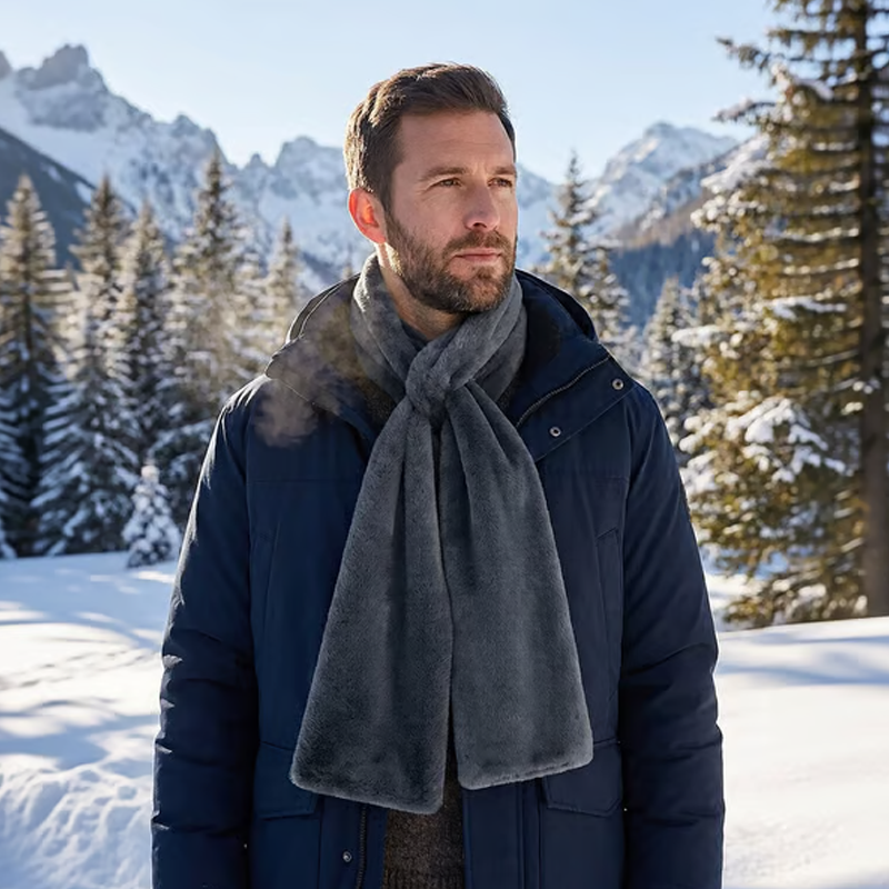 Cozy Scarf with Hidden Pocket