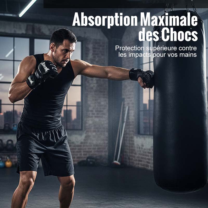 Boxing Gloves With Wrist Support And Shock Absorption