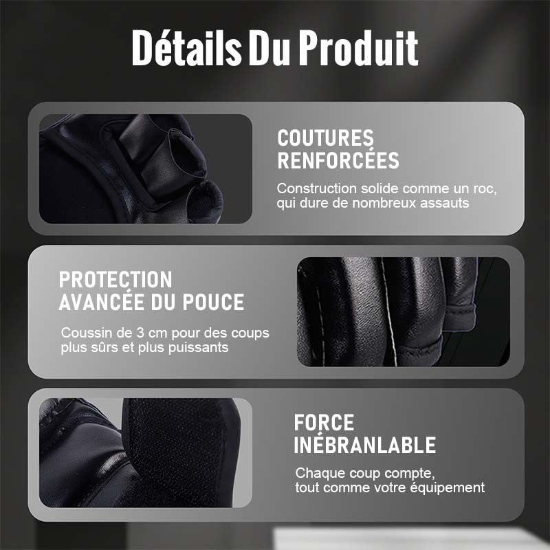 Boxing Gloves With Wrist Support And Shock Absorption