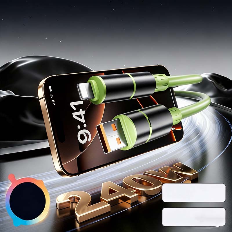 4-in-1 Universal 240W Fast-Charging Cable