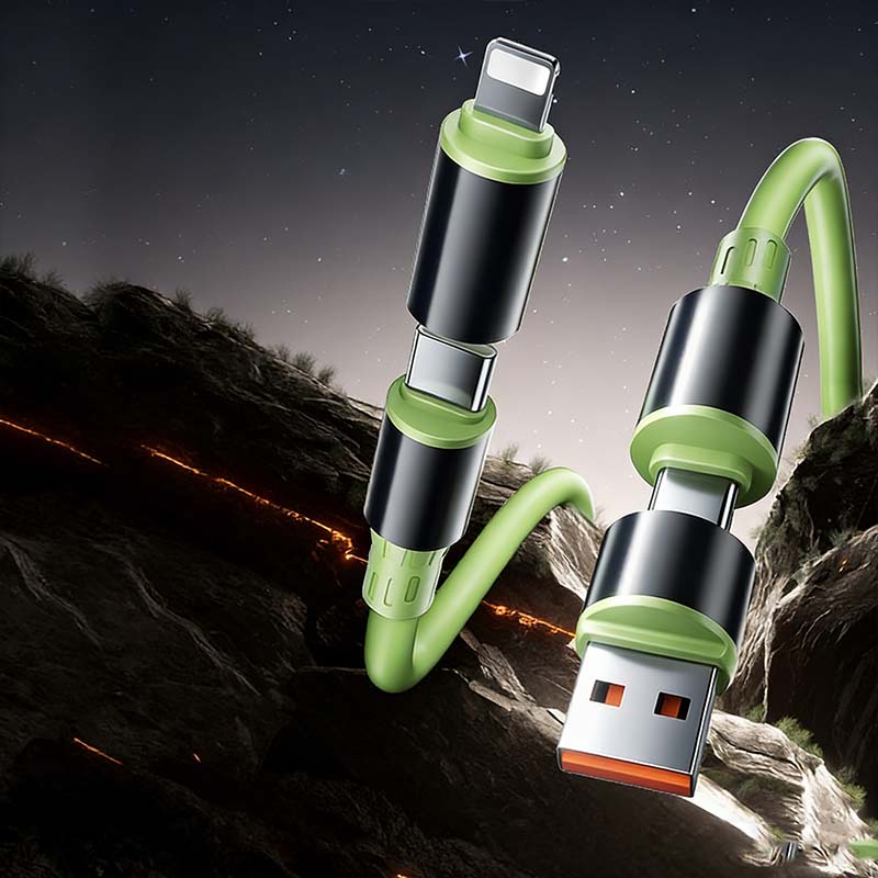 4-in-1 Universal 240W Fast-Charging Cable