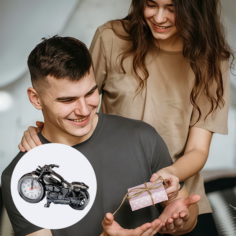 🎅 HOLIDAY HAUL SALE🏍️⏰Creative Motorcycle Alarm Clock🎁