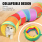 Colorful Collapsible Cat Tunnel