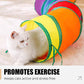 Colorful Collapsible Cat Tunnel